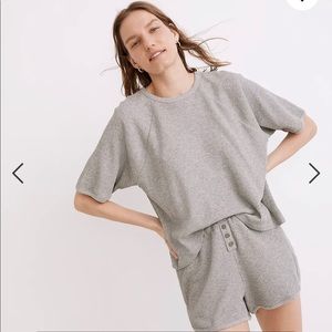 Madewell Waffle Knit Short Pajama Set XXS